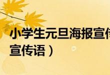 小學(xué)生元旦海報(bào)宣傳語簡單（小學(xué)生元旦海報(bào)宣傳語）
