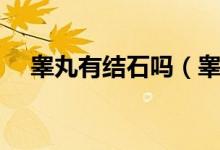 睪丸有結(jié)石嗎（睪丸結(jié)石可以排出來(lái)嗎）