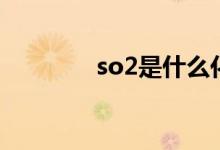 so2是什么化學名稱（so2）