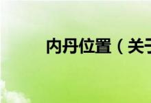 內丹位置（關于內丹位置的介紹）