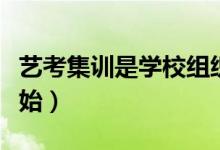 藝考集訓(xùn)是學(xué)校組織還是自己找（什么時候開始）