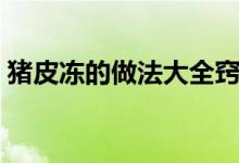 豬皮凍的做法大全竅門(mén)（豬皮凍的做法大全）